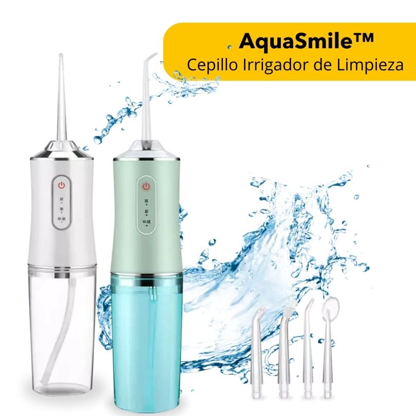 AquaSmile™ - Cepillo Irrigador de Limpieza