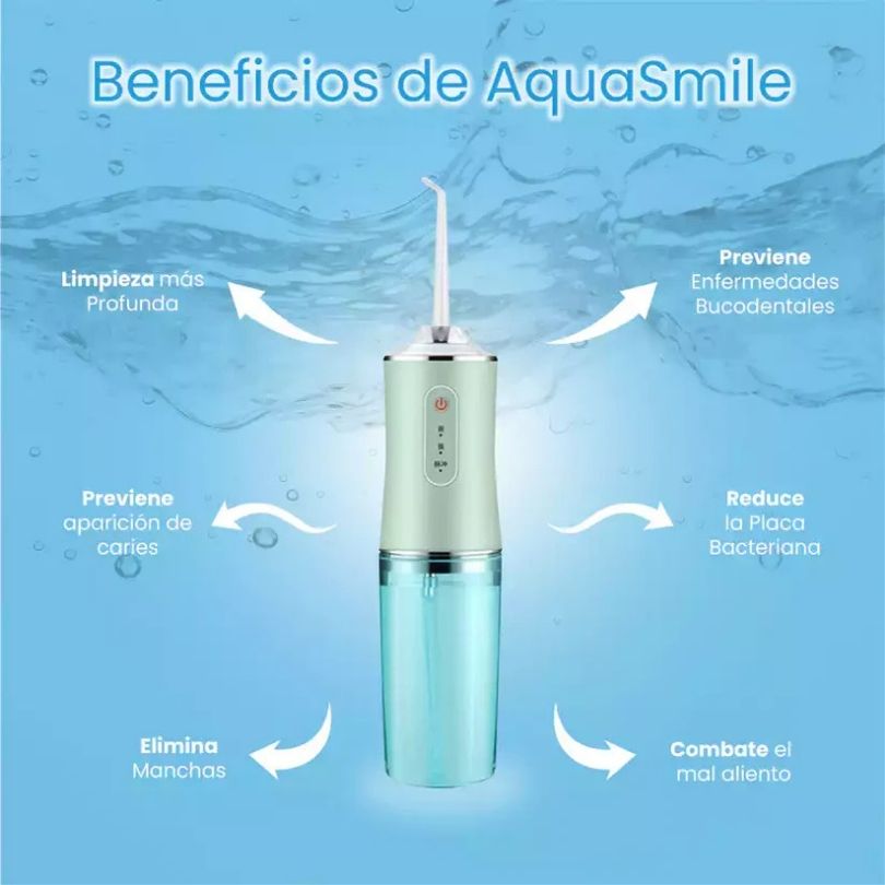 AquaSmile™ - Cepillo Irrigador de Limpieza