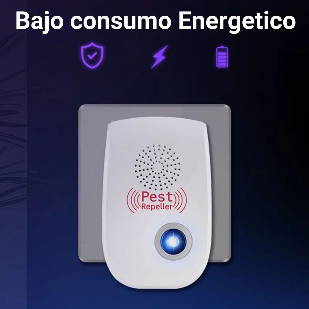 EcoPest™- Repelente Ultrasónico elimina eficazmente zancudos y plagas