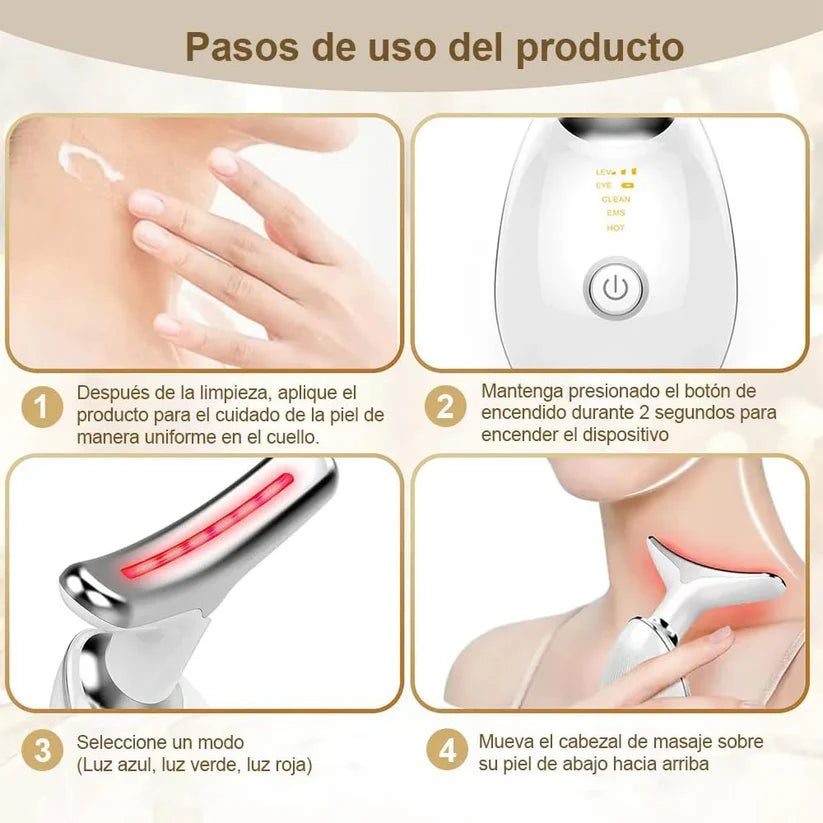 AURA™ - Renueva Tu Piel con Nuestro Masajeador Facial y de Cuello de Última Generación