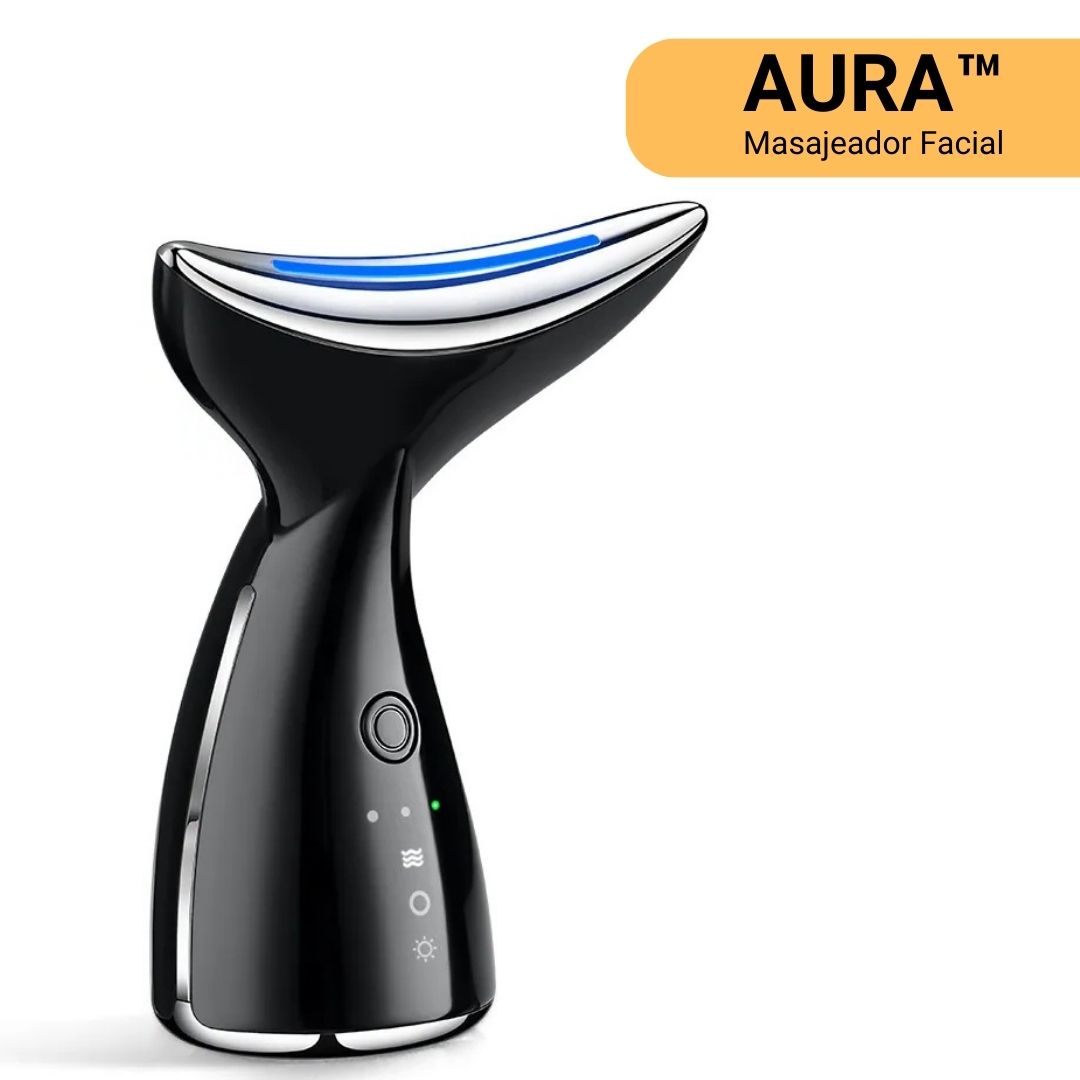 AURA™ - Renueva Tu Piel con Nuestro Masajeador Facial y de Cuello de Última Generación